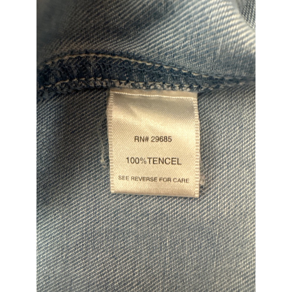 Pendleton Womens Blue Denim Button Front Shirt Ja… - image 4